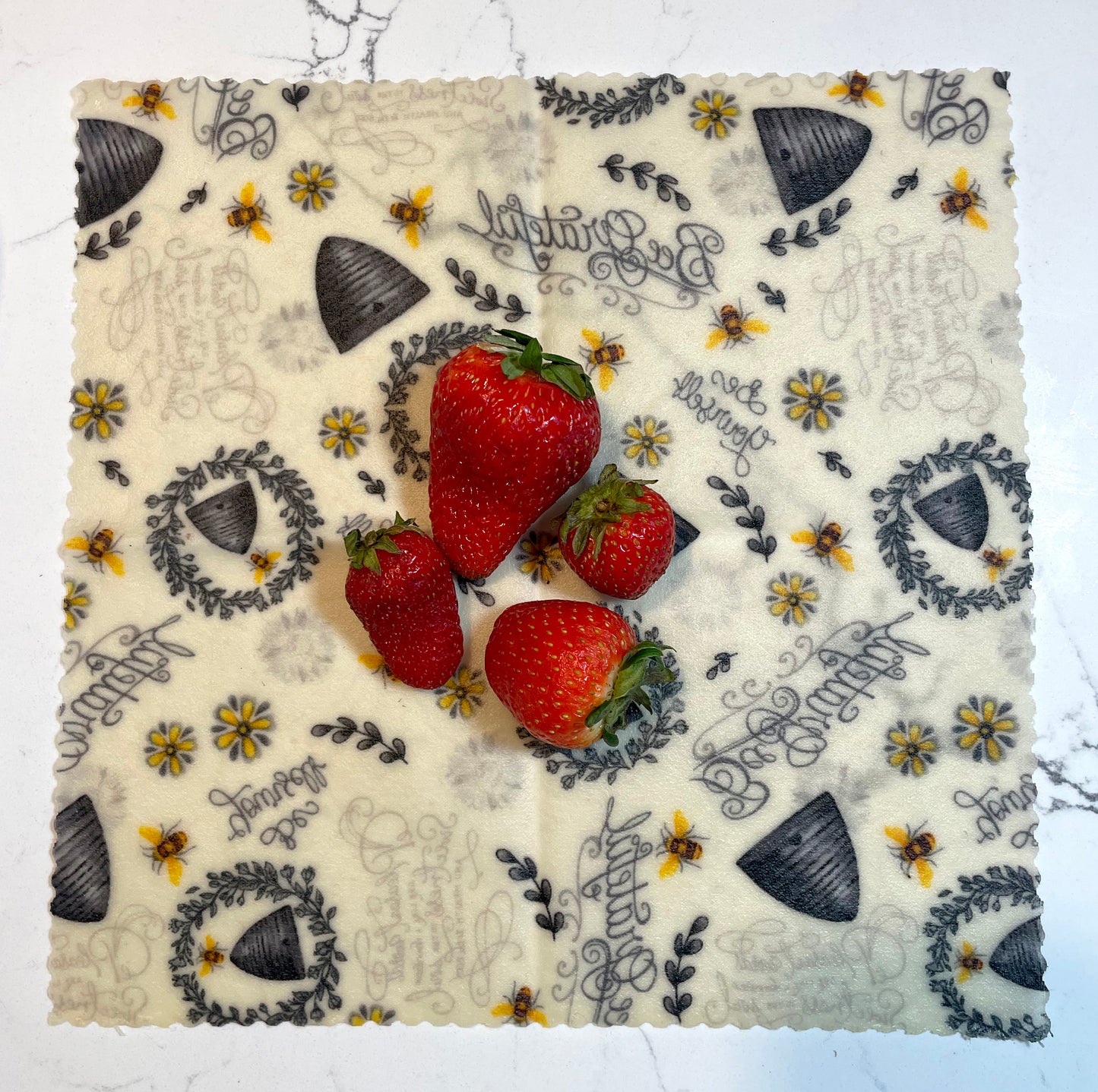 3 Pack Medium Reusable Beeswax Food Wraps