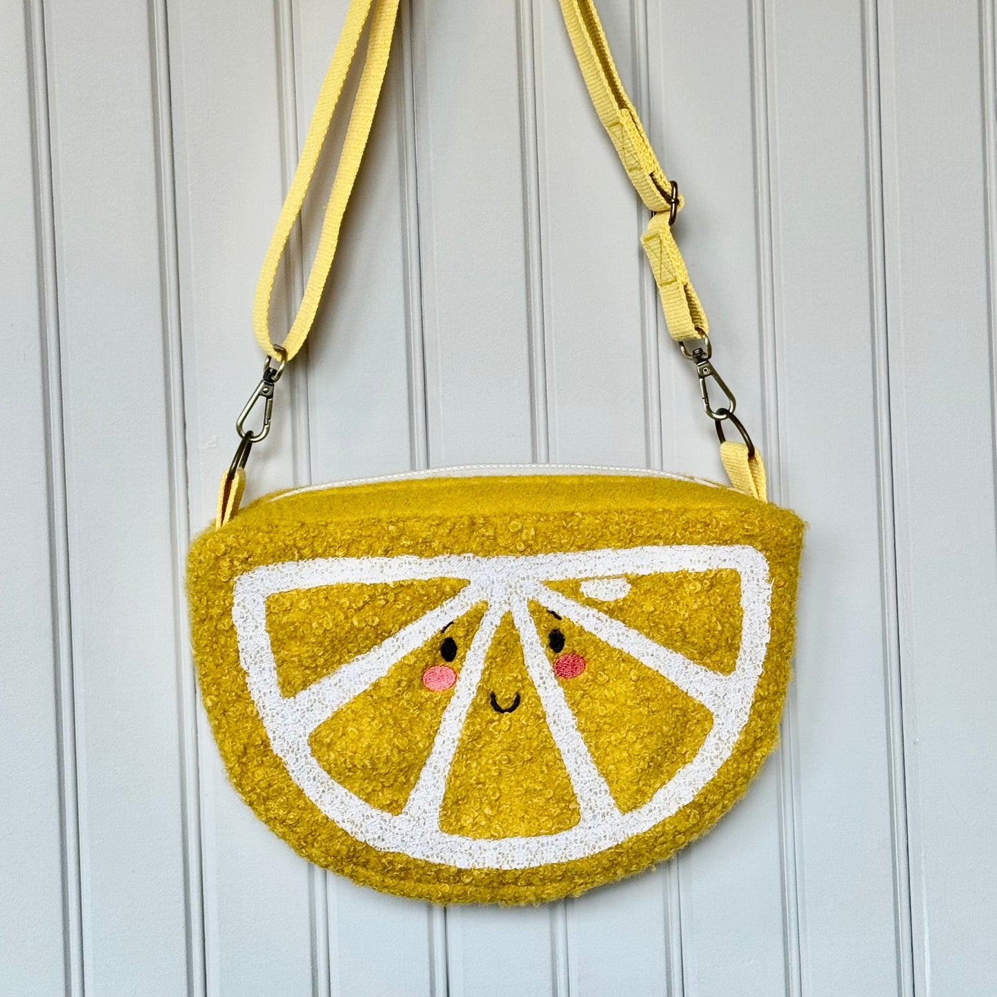 Lemon cross body bag